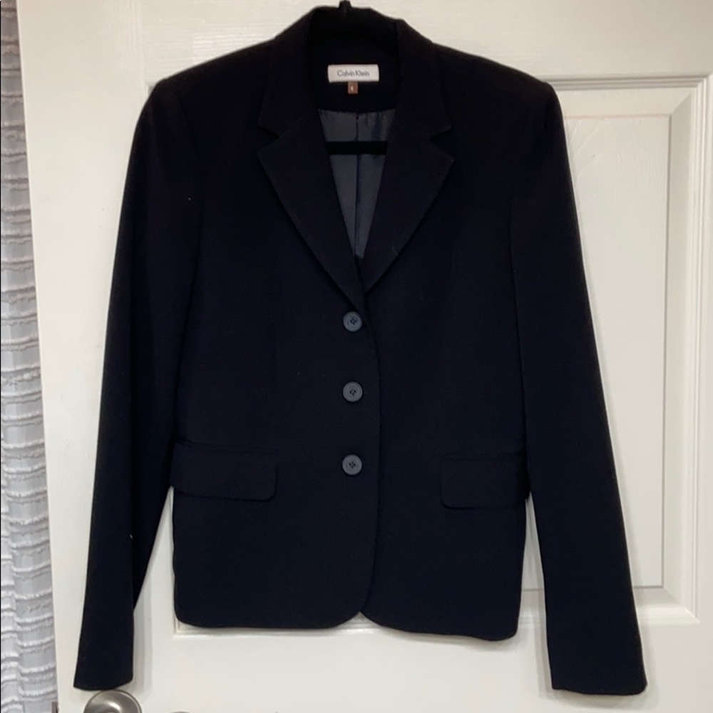 Black Calvin Klein blazer - worn once!